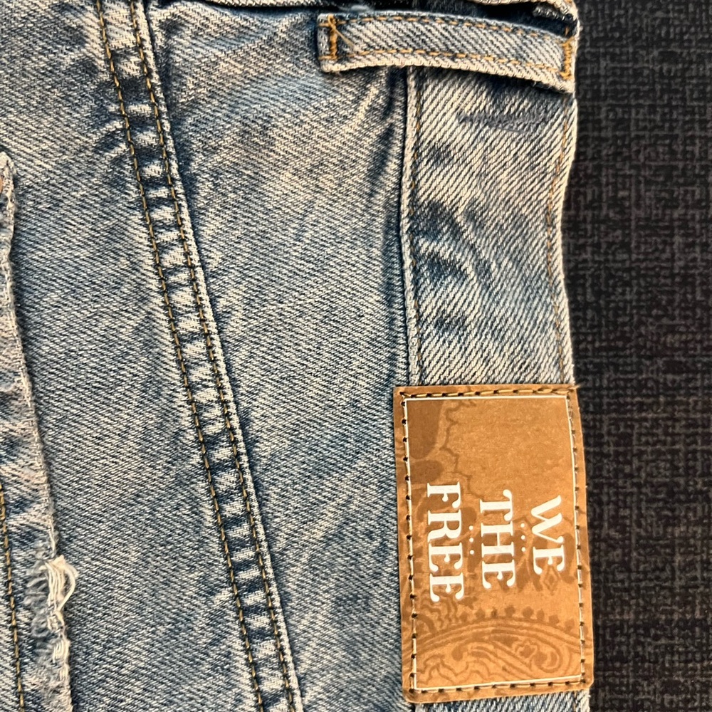 Free People Ivy Mid Rise Jean Short - Picture 8 of 14